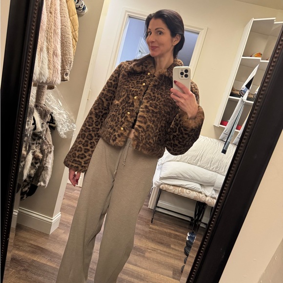 Maeve Brown Faux Fur Coat - Picture 5 of 6